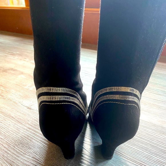 Paco Gil Sued and Leather Boots - Picture 11 of 12